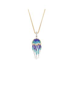 Ocean-Inspired Jellyfish Pendant