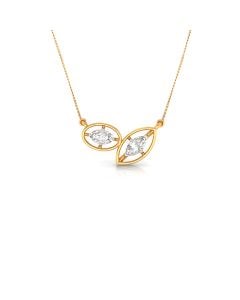 Double Marquise Diamond Pendant