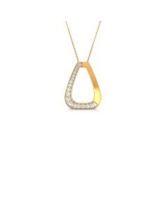 Teardrop Rose Gold Pendant