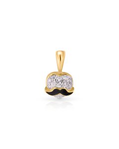 Father Love Gold Pendant with Diamond Bond Accent