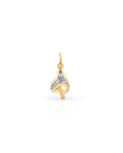 Nature-inspired diamond tree pendant with minimalist golden design