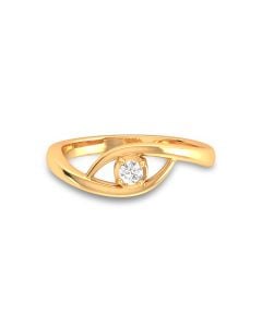 Bezel-Set Solitaire Ring