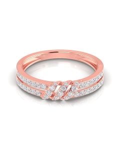 Luminous Dual Band Diamond Ring