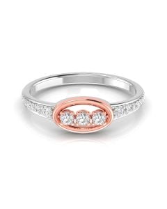 Triple Glow Diamond Ring