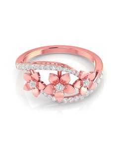 Floral Bunch Diamond Ring