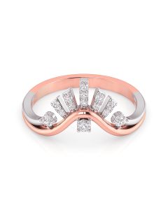 Twinkling Crown Diamond Ring