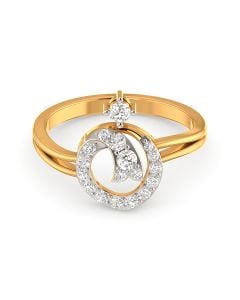 Ethnic Charm Sparkling Diamond Ring