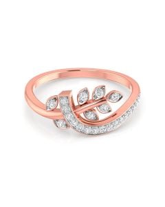 Brilliant Fern Diamond Ring