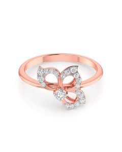 Brilliant Flower Diamond Ring