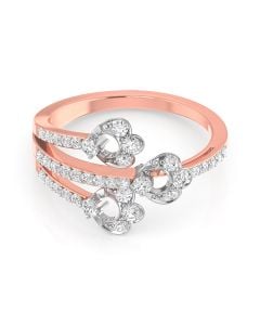 Sparkling Floral Bloom Diamond Ring