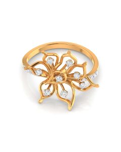 Ring Embedded with Diamond