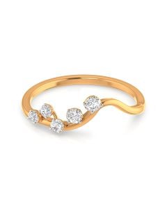 Natural Vine Diamond Ring