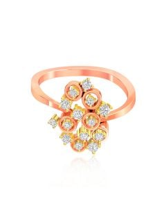 Sparks And Flower Diamond Ring