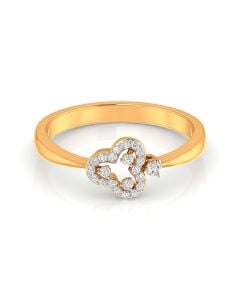 Geometric Knot Diamond Ring