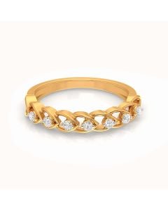 Linked Diamond Chain Ring