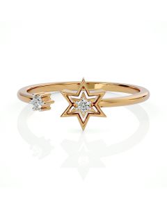 Glowing Star Diamond Ring