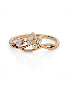 Floral Blossom Diamond Ring
