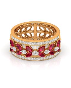 Ruby and Diamond Band