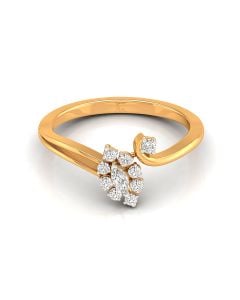 Triple Cluster Diamond Ring