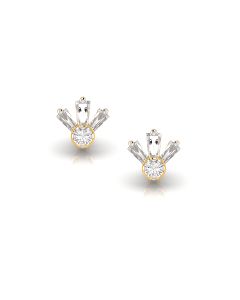 Luminous Solitaire Diamond Stud Earrings