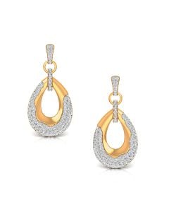 Lavish Pear Drop Diamond Earrings