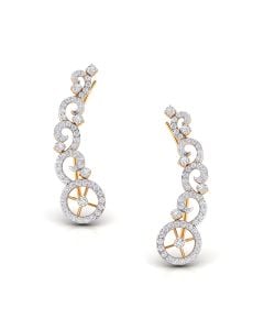 Contemporary Diamond Sparkle Earrings