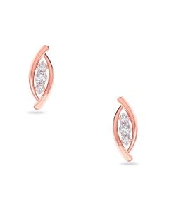 Rosy Shine Diamond Studs