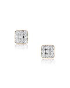 Nine stone Small Diamond Stud