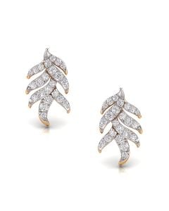 Brilliant Diamonds Vine Earrings