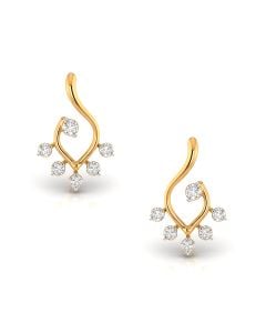 diamond j valleys earring