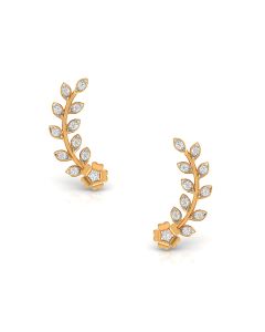 Blooming Flower Diamond Earrings