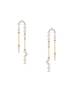 Flashy Diamond Series Drop Earrings