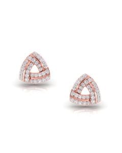 Triangular Charm Diamond Studs