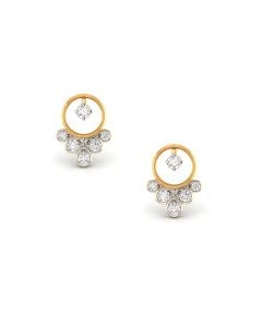 Charming Diamond Droplets Earrings