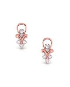 Grand Floral Diamond Stud Earrings