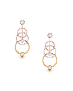 Triple Loop Cocktail Earrings