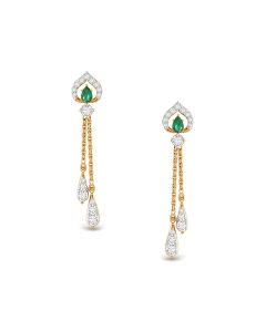Charming Emerald Drop Earrings