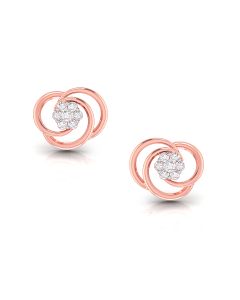 Enchanting Rose Gold Studs