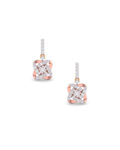 Twinkling Charm Diamond Drop Earrings