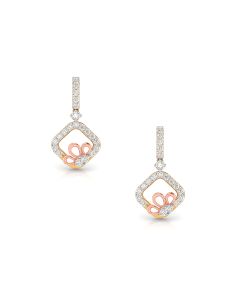 Radiant Cut Drop Earrings