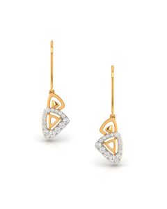 Glimmering Art Diamond Earrings