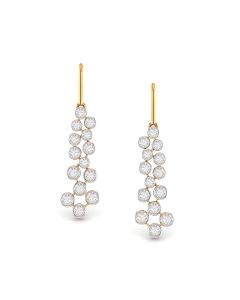 Charm Diamond Cluster Earrings