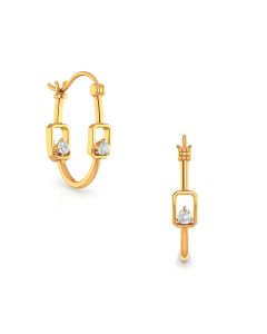 Queen's Choice Diamond Hoops