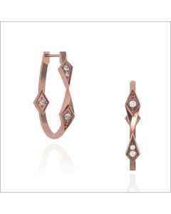 Magical Aura Diamond Hoops