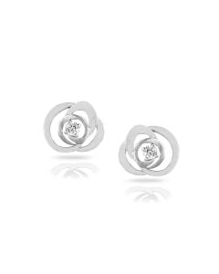 Eternal Elegance White Gold Studs