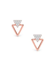 Gleam Of Triangles Diamond Studs