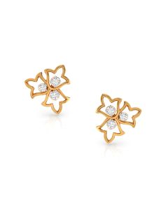 Shining Tulips Diamond Studs