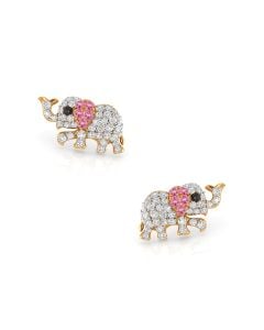 Sparkling Elephant Studs