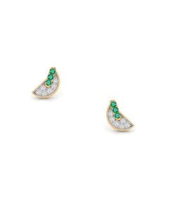 Delightful Watermelon Diamond Studs