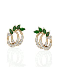 Verdant Hoop Earrings